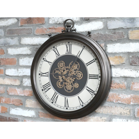 Grande horloge murale à engrenages...