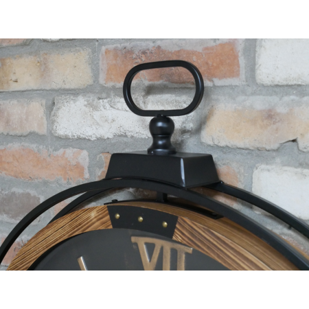 Horloge murale industrielle géante à...