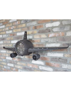 Grande horloge murale avion... 2