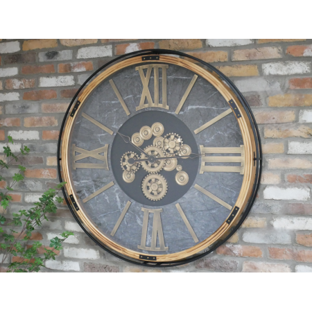 Horloge murale monumentale à...