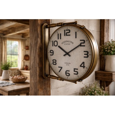Horloge murale double face Kensington...