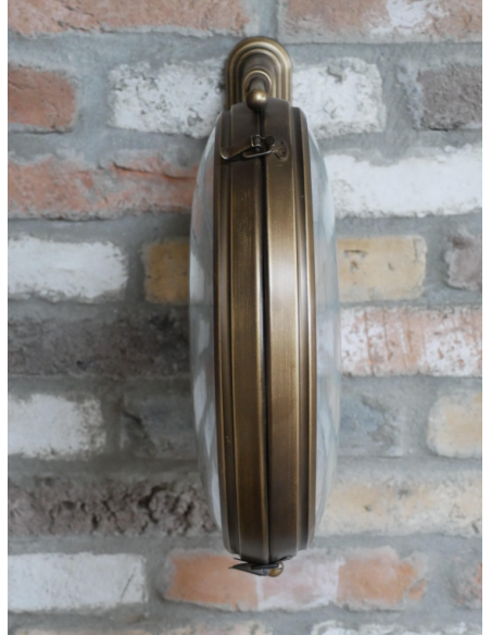 Horloge murale double face Kensington – Esprit gare ancienne – 38 cm
