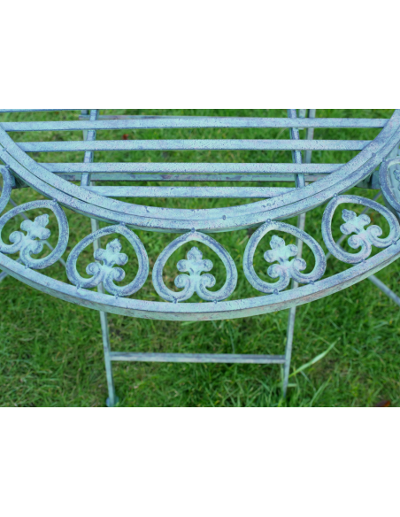 Ensemble table et 2 chaises de jardin esprit romantique – 70 cm