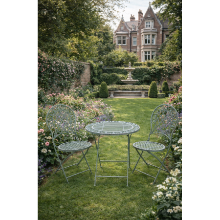 Ensemble table et 2 chaises de jardin...