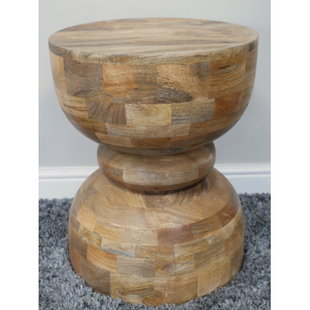 Table d'appoint en manguier au pied...
