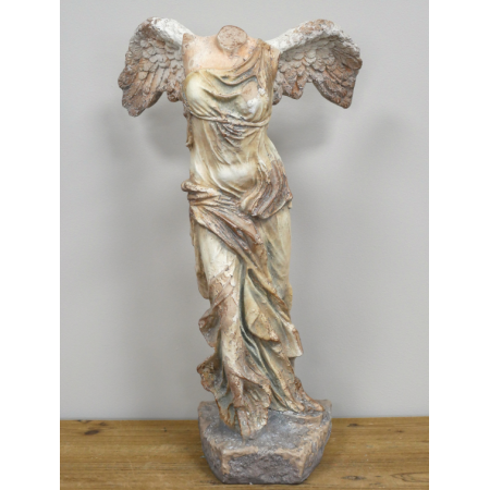 Statue femme ailée effet vieilli –...