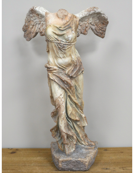 Statue femme ailée effet vieilli – Décoration 53 cm