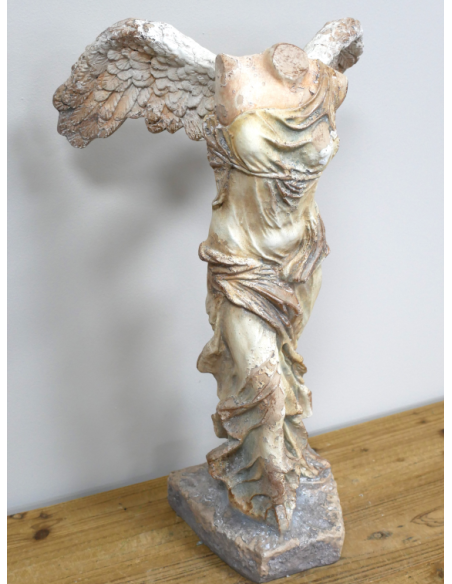 Statue femme ailée effet vieilli – Décoration 53 cm