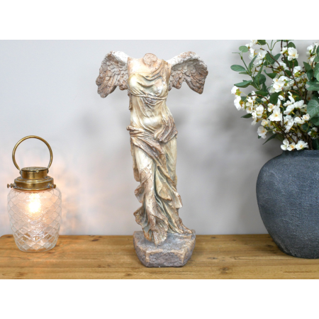 Statue femme ailée effet vieilli –...
