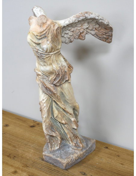 Statue femme ailée effet vieilli – Décoration 53 cm