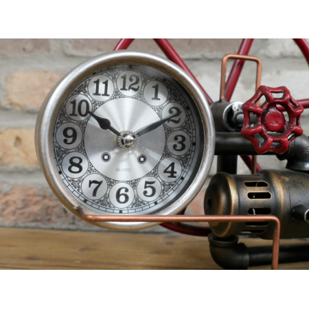 Horloge industrielle à tuyaux et...