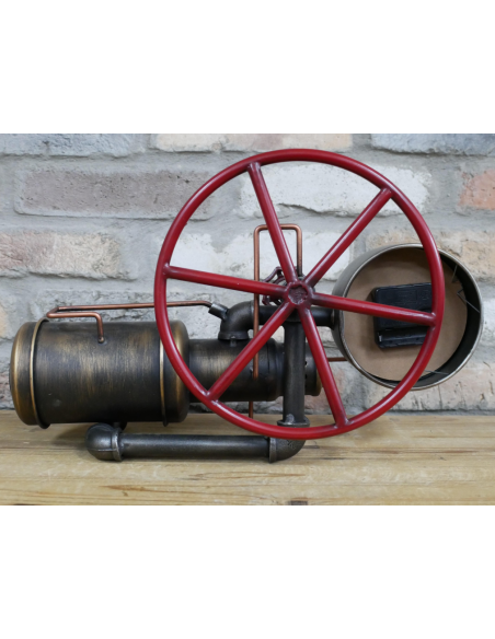Horloge industrielle à tuyaux et tirelire