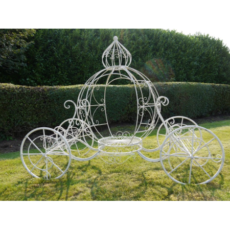 Carrosse de Cendrillon géant en métal...