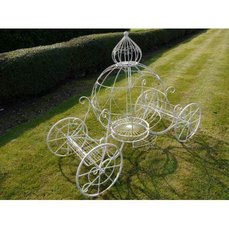 Carrosse de Cendrillon géant en métal...