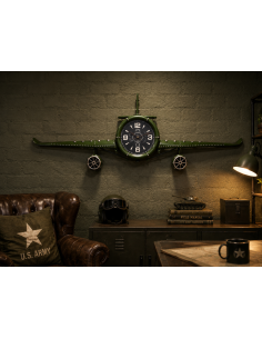 Grande horloge murale avion...