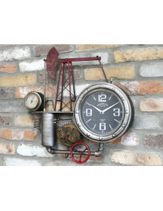 Horloge murale industrielle...