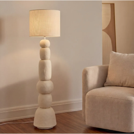 Lampadaire sculptural en céramique...