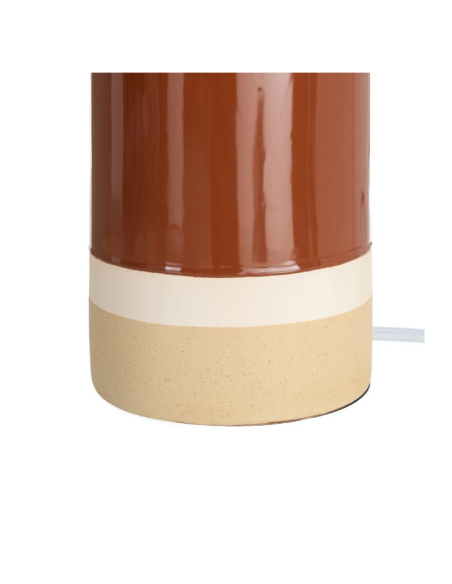 Lampadaire terracotta en céramique – Esprit rétro 112 cm