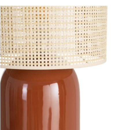 Lampadaire terracotta en céramique –...