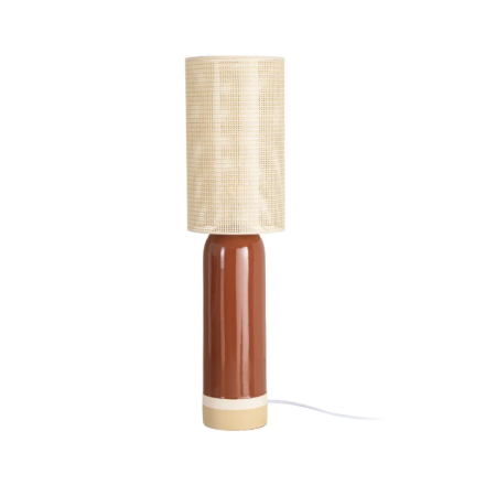 Lampadaire terracotta en céramique –...