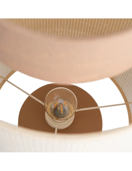 Lampadaire en céramique terracotta – Design rétro 118 cm
