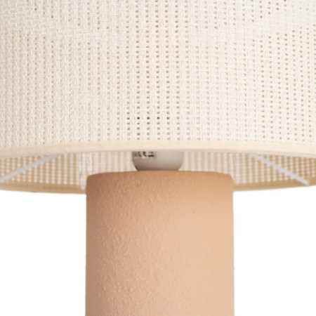 Lampe à poser terracotta en céramique...