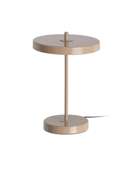 Lampe à poser design en métal – 4 coloris – 32,5 cm
