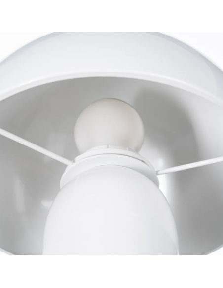 Lampe champignon rétro en métal – 3 coloris – 24,5 cm
