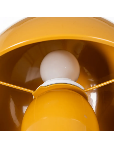 Lampe champignon rétro en métal – 3 coloris – 24,5 cm