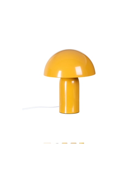 Lampe champignon rétro en métal – 3 coloris – 24,5 cm