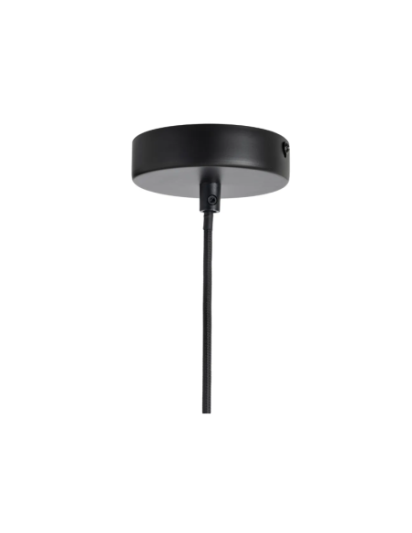 Suspension multicolore en verre et métal – 36 cm