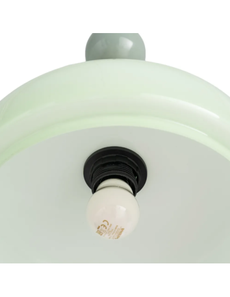 Suspension multicolore en verre et métal – 36 cm