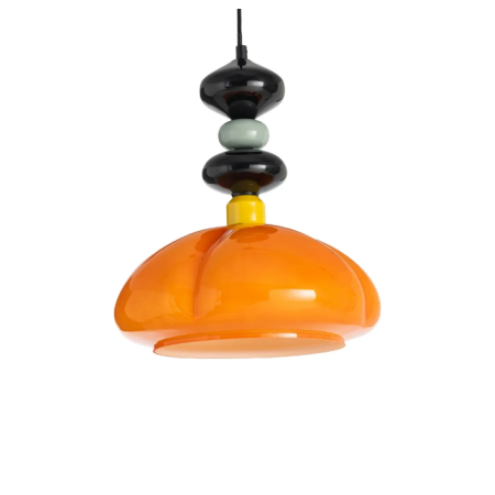 Suspension rétro multicolore orange...