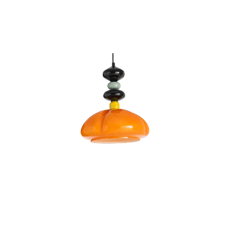 Suspension rétro multicolore orange...