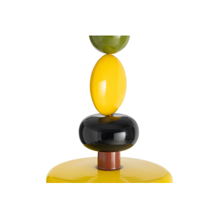 Suspension rétro multicolore jaune et...