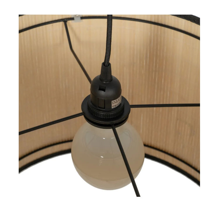 Suspension en bambou motif hérons – Ø...
