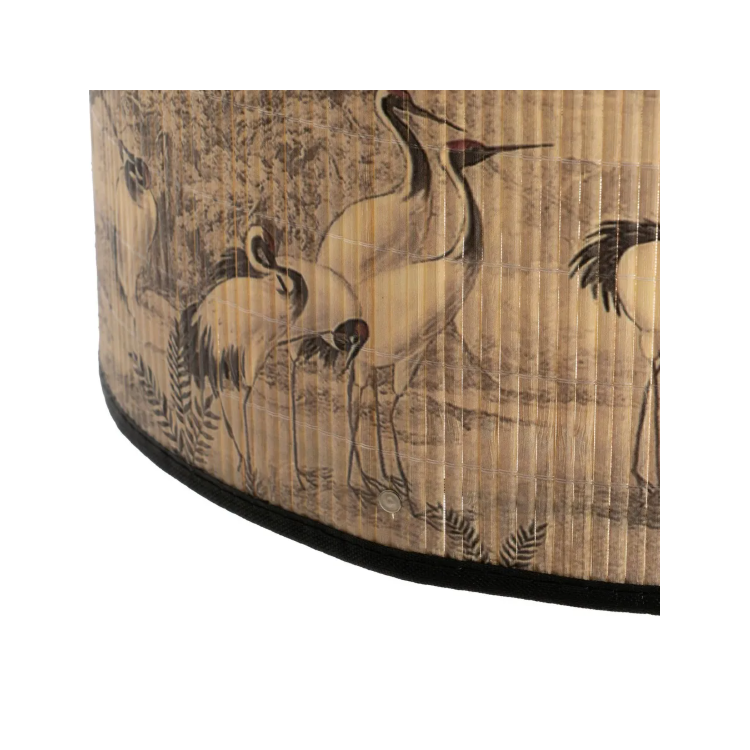 Suspension en bambou motif hérons – Ø...