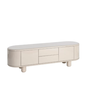 Meuble TV beige laqué 180... 2