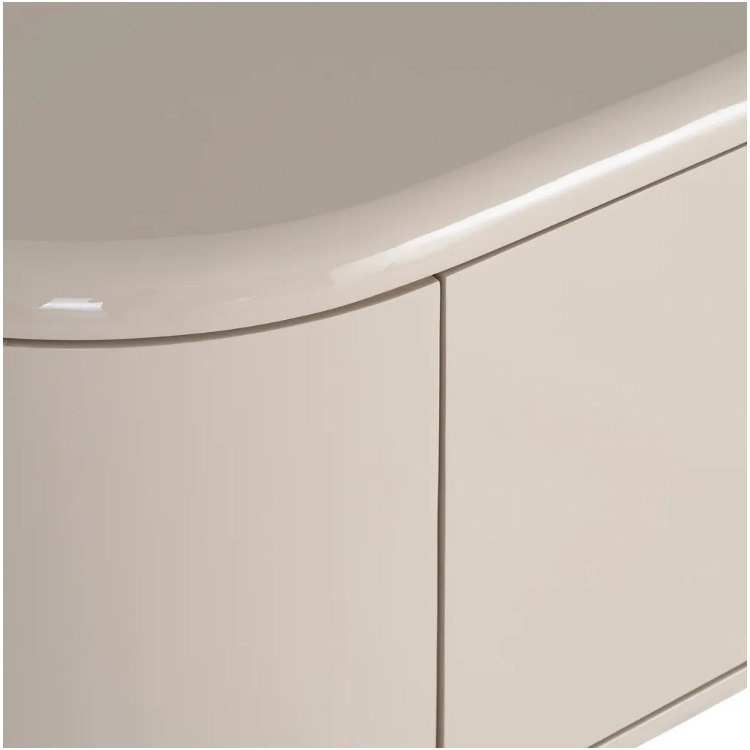 Meuble TV beige laqué 180 cm – Design...