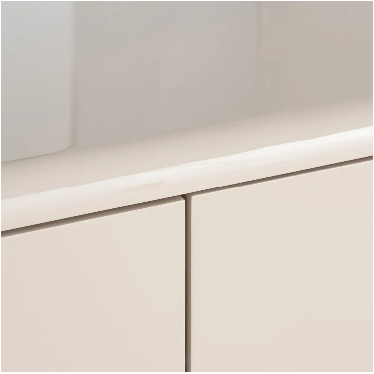Meuble TV beige laqué 180 cm – Design...