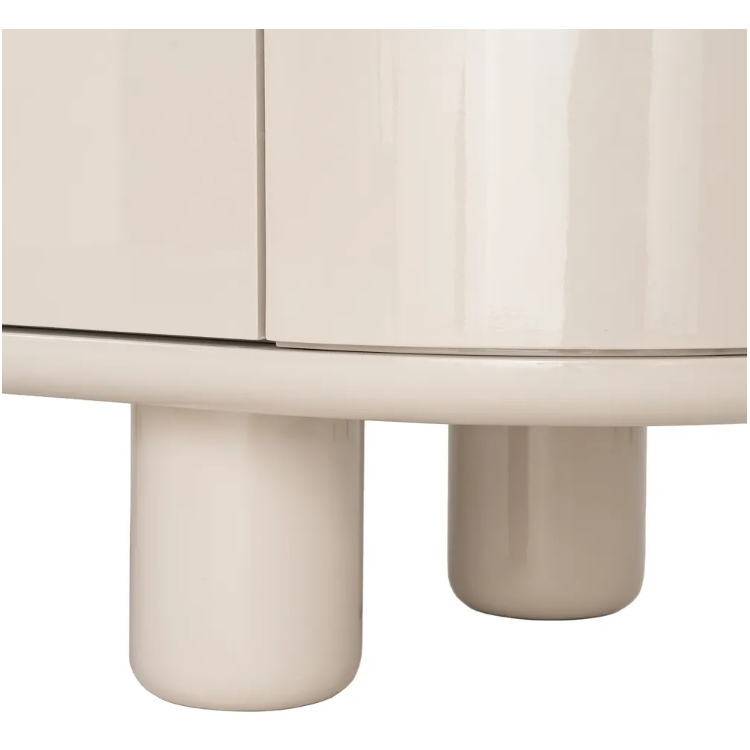Meuble TV beige laqué 180 cm – Design...