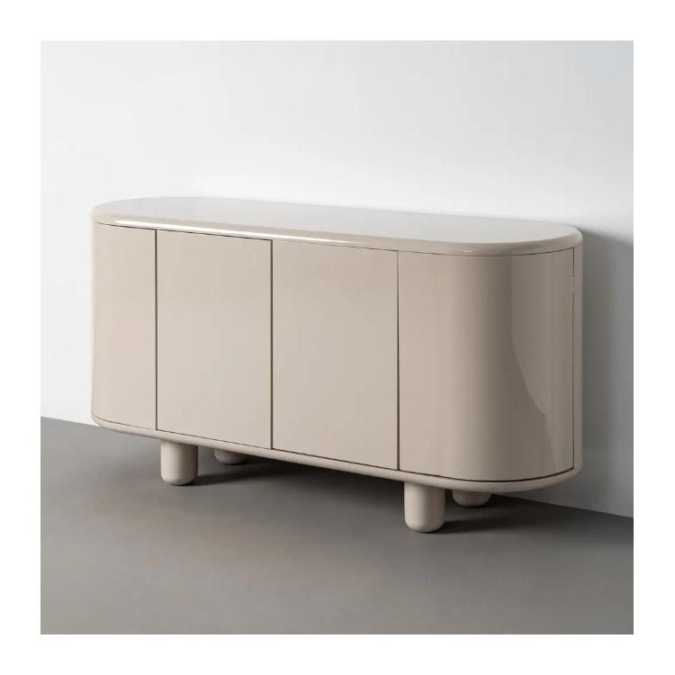 Bahut beige laqué 160 cm – Buffet...