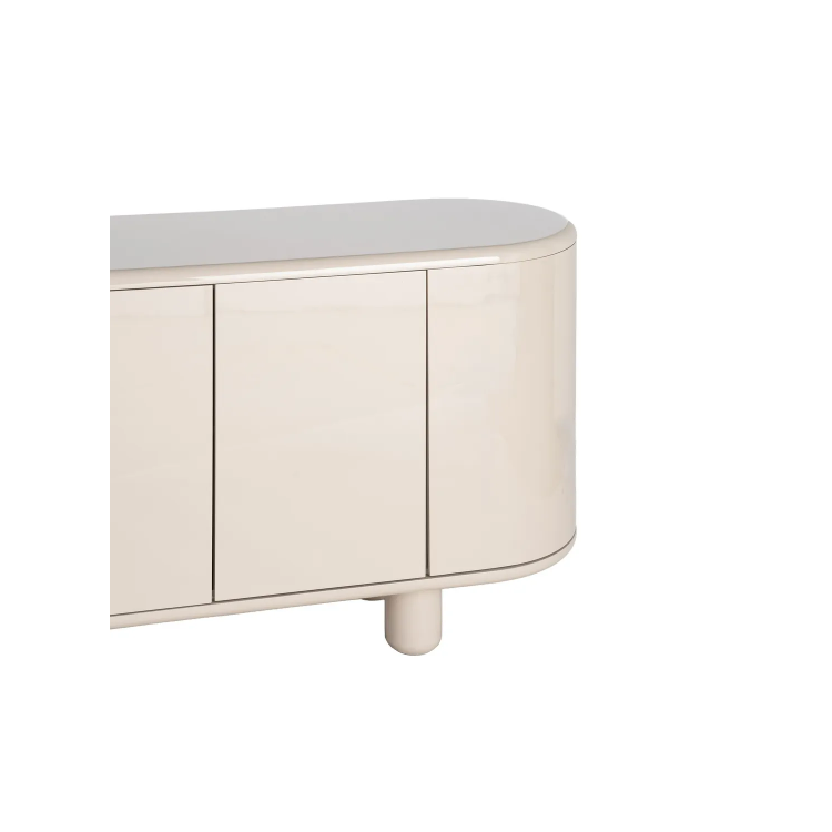 Bahut beige laqué 160 cm – Buffet...