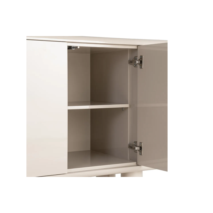 Bahut beige laqué 160 cm – Buffet...