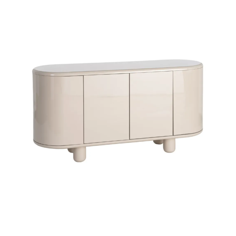 Bahut beige laqué 160 cm – Buffet...