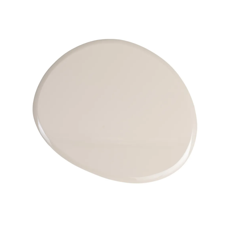 Table basse beige laquée 89 cm –...