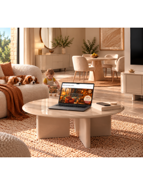 Table basse beige laquée 89...