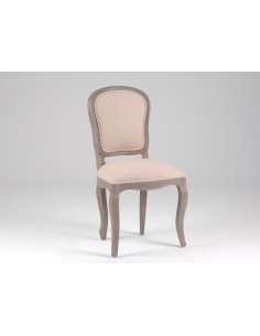 Chaise Alceste en acajou et...