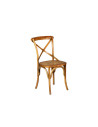 Chaise de bistrot parisien en bois