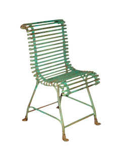 Chaise de jardin en métal...